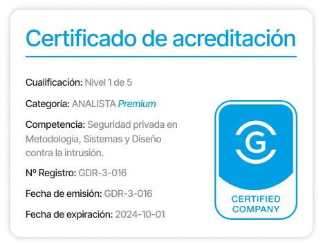 certificado acreditación genoma del robo