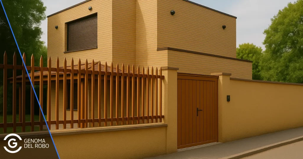 Casa parentemente bien protegida pero que muestra algunos de los fallos más comunes en seguridad residencial.