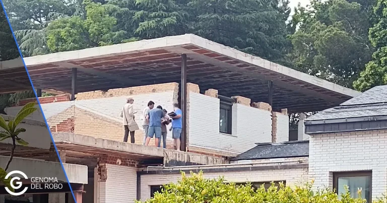 Acreditados Genoma del Robo inspeccionan una vivienda en construcción en unas prácticas de actividad formativa