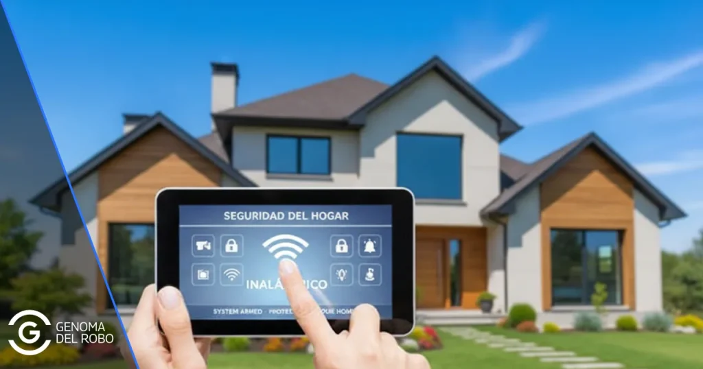 Seguridad residencial inalámbrica.
